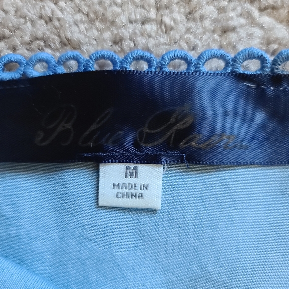 Francescas blue rain embroidered blue top … - Picture 7 of 7